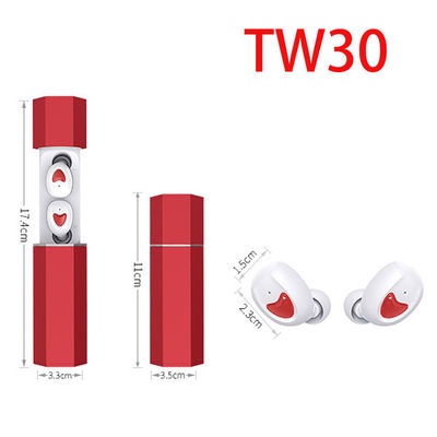 هدفون TW30 هدفون بلوتوث 5.0 مینی گوش با هدفون Binaural HiFi استریو صوتی دست بدون صدا بدون صدا