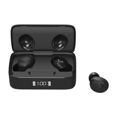 Magnatic Contact Caps Ear Silicone 30mAh Wireless Earbud Sport