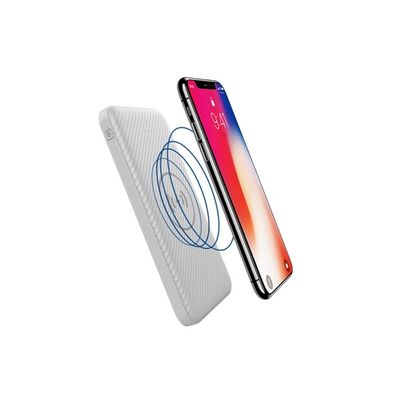 پاوربانک بی سیم قابل حمل لیتیوم پلیمر 5W 8000mAh