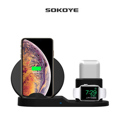3 در 1 شارژر بی سیم قابل حمل 8 سانتی متری برای سری Apple Watch