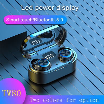 گوشی های بلوتوث بی سیم بی سیم دارای کنترل TW80 Mini با میکروفون
