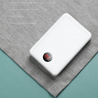 10000mAh 8 پین Micro USB کابل داخلی بانک قدرت با صفحه نمایش LCD