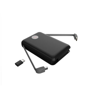 صفحه نمایش LCD کابل ساخته شده Power Bank 10000mAh برای آندروید