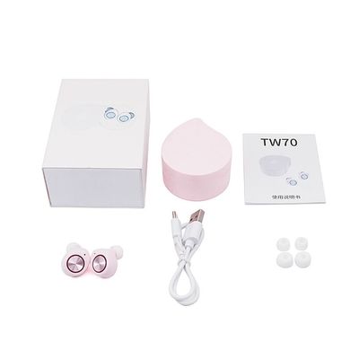 گوشواره های بلوتوث بی سیم SBC AAC 123db TWS با کیف شارژ