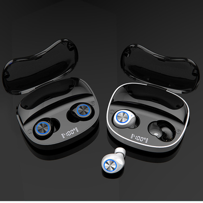 صفحه نمایش LED کنترل لمسی بی سیم 5.0 هدفون Earbuds TW90 هدست بی سیم با جعبه شارژر